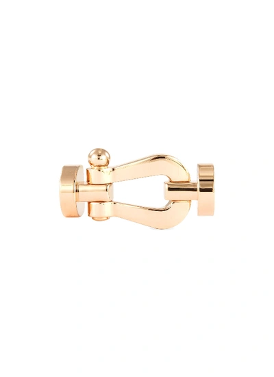 Shop Fred 'force 10' 18k Rose Gold Large Buckle In Metallic