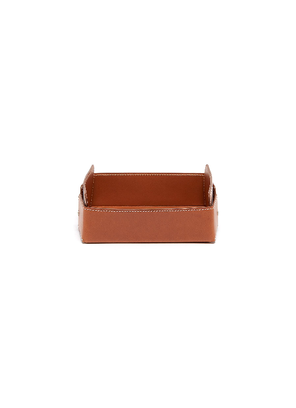 Connolly Small Leather Desk Tray In, Leather Desk Tray
