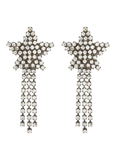 Shop Jennifer Behr 'shooting Star' Crystal Embellished Drop Earrings In Grey