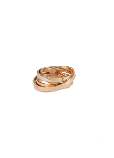 Shop Repossi 'berbère' 18k Rose Gold Four Row Ring