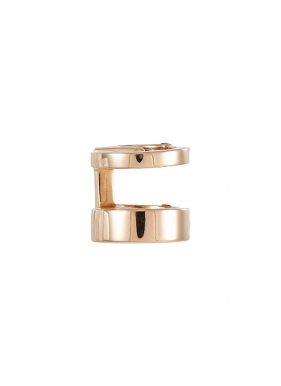 Shop Repossi 'berbère' 18k Rose Gold Double Row Clip Earring