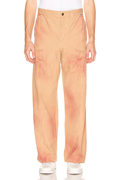 Shop Jacquemus Terraio Pants In Orange