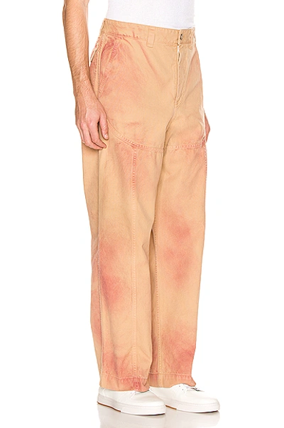 Shop Jacquemus Terraio Pants In Orange