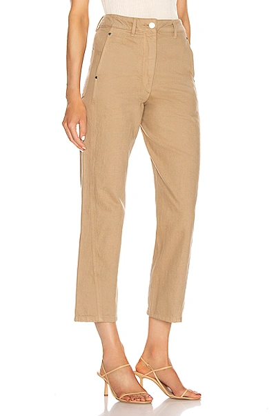 Shop Lemaire Twisted Pant In Beige