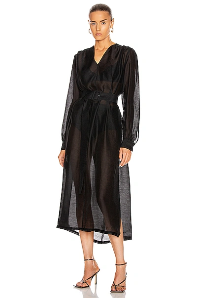 Shop Remain Benini Dress In Pirate Black