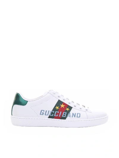 Shop Gucci Band Sneakers White