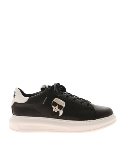 Shop Karl Lagerfeld Kapri Karl Iconic 3d Sneakers In Black