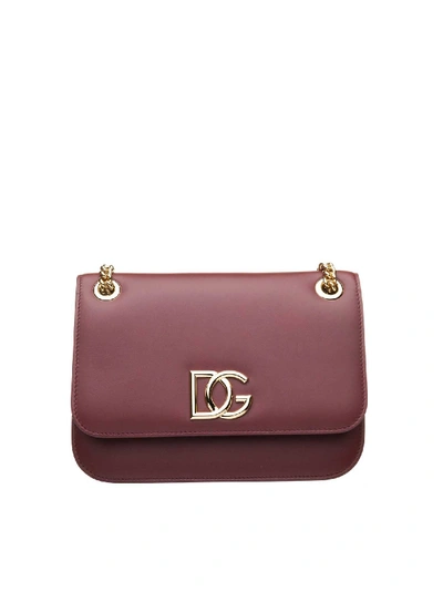 Shop Dolce & Gabbana Dg Millennials Bag In Burgundy In Red
