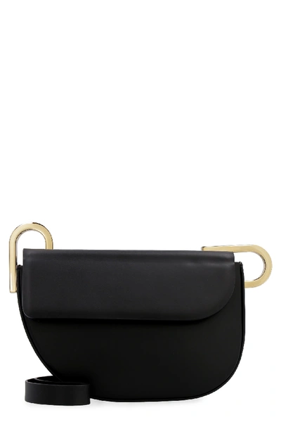 Shop Nico Giani Tilly Leather Crossbody Bag In Black