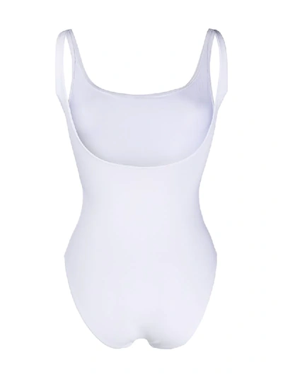 Shop Eres Tank One-piece Swimsuit In White