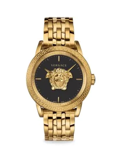 Shop Versace Palazzo Empire Ip Yellow Gold Bracelet Watch