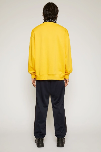 Shop Acne Studios Oversized Sweatshirt Honey Yellow