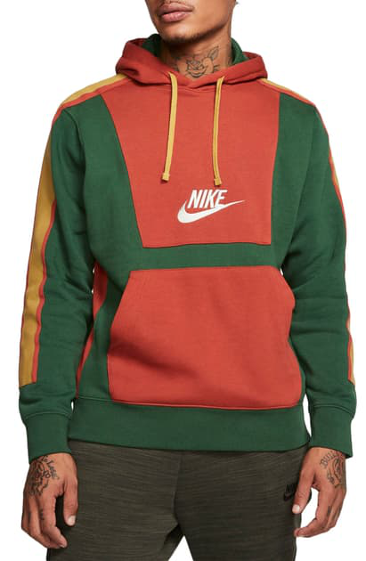 red and gold nike hoodie
