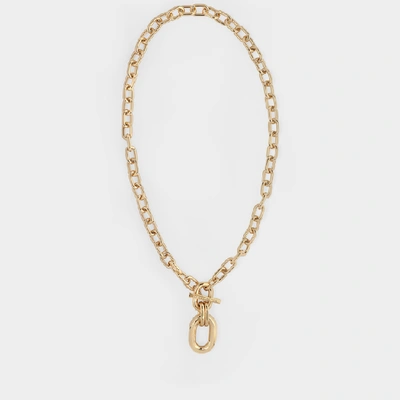 Shop Rabanne Xl Link Pendant Necklace - Paco  - Gold - Metal