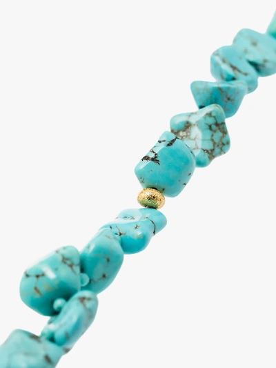 Shop Anni Lu 18k Gold-plated Beach Cocktail Turquoise Necklace