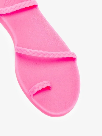 Shop Ancient Greek Sandals Eleftheria Rubber Sandals In Pink
