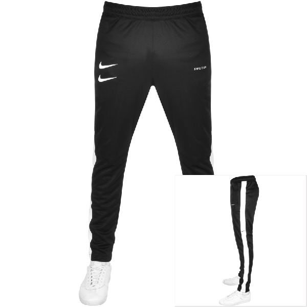 double nike swoosh joggers