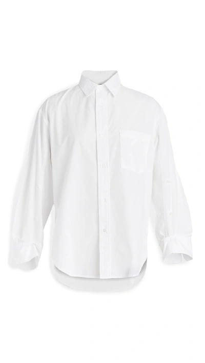 Shop Citizens Of Humanity Kayla Shirt In Optic White