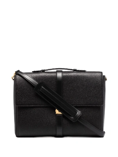 Shop Tom Ford Clasp Fastened Briefcase In Black