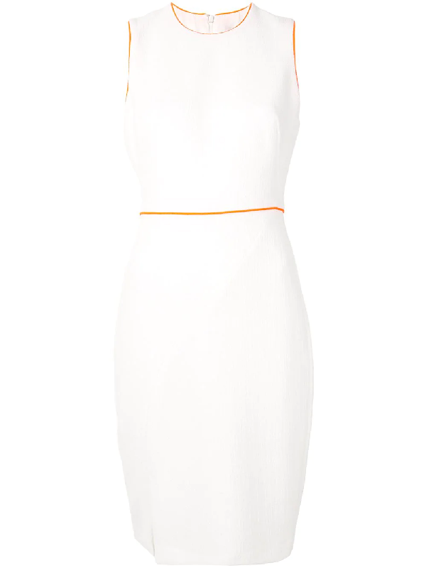 black halo white dress