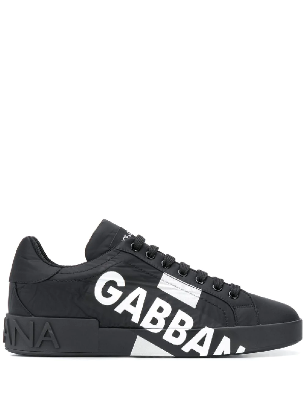 dolce and gabbana logo shoes