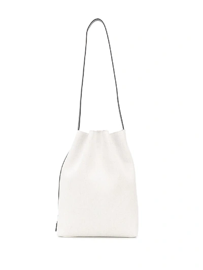 Shop Aesther Ekme Marin Shoulder Bag In White