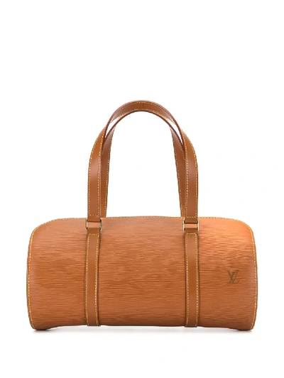 Pre-owned Louis Vuitton 1998  Soufflot Handbag In Brown