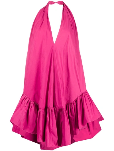 Shop Ainea Ärmelloses Oversized-kleid In Pink