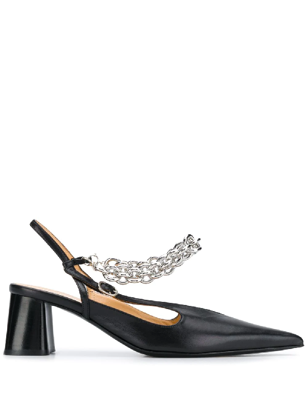 ellery leather slingback pumps