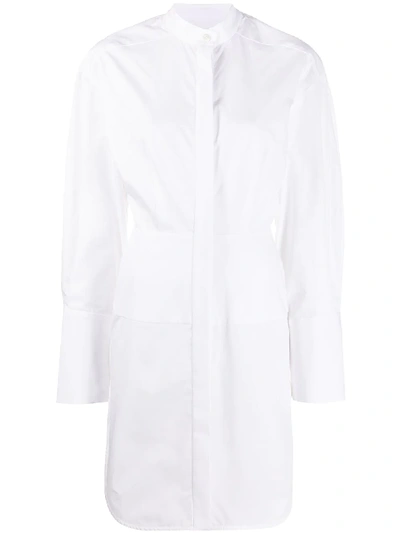 Shop Ellery Zanti Shirt Dress In White