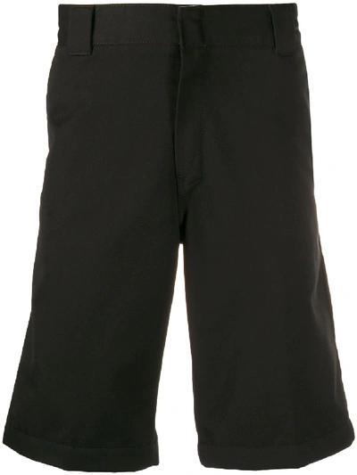 Shop Carhartt Knee-length Bermuda Shorts In Black