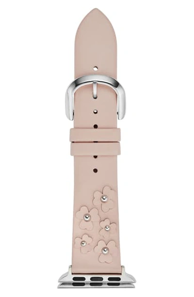 Shop Kate Spade Apple Watch Strap, 38mm In Blush