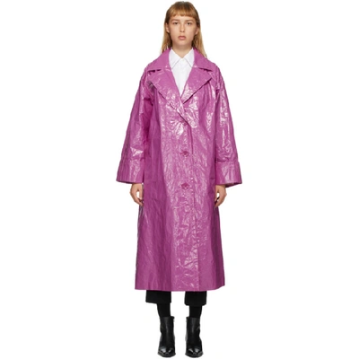 Shop Stand Studio Purple Lexie Coat In 5310 Violet