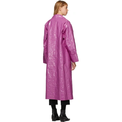 Shop Stand Studio Purple Lexie Coat In 5310 Violet