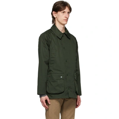 Shop Barbour Green Waterproof Bedale Jacket In Sage