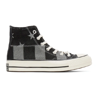 Shop Converse Black Stars Chuck 70 High Sneakers In Blk/wht/egr