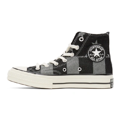 Shop Converse Black Stars Chuck 70 High Sneakers In Blk/wht/egr