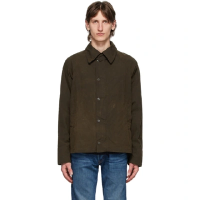 Barbour X Engineered Garments Washed Graham Casual Jacket In Olive |  ModeSens