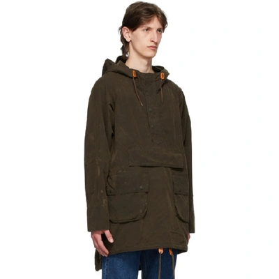 Barbour X Engineered Garments Washed Warby Casual Jacket Olive