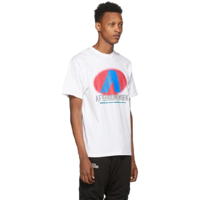 Shop Afterhomework Ssense Exclusive White Painting T-shirt