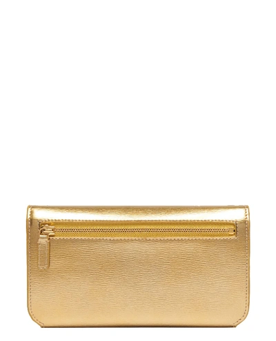 Shop Balenciaga Gold Bb Phone Holder