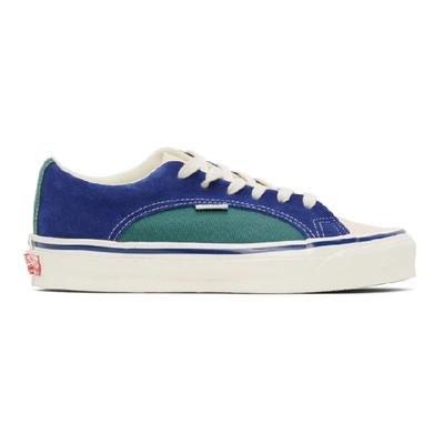 Shop Vans Blue And Green Og Lampin Lx Sneakers In Blue/jungle