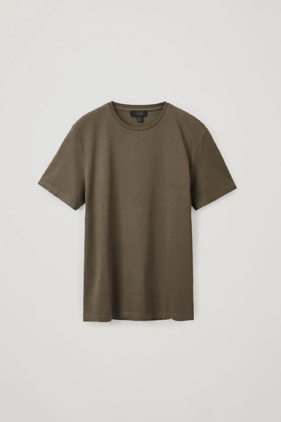 Shop Cos Regular-fit T-shirt In Grey