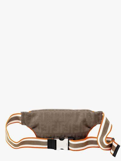 Shop Fendi Belt Bag In Green