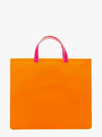 Shop Comme Des Garçons Play Handbag In Yellow