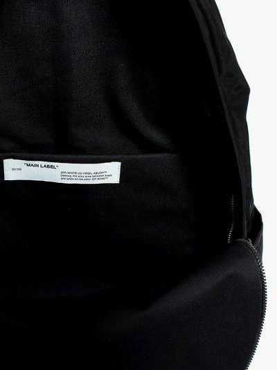 Shop Off-white Off Wavy Logo Backpack In Black