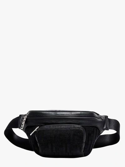 Shop Fendi Belt Bag In Black