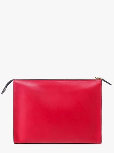 Shop Fendi Clutch In Red