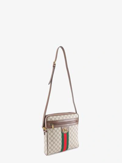 Shop Gucci Shoulder Bag In Beige