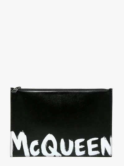 Shop Alexander Mcqueen Clutch In Black